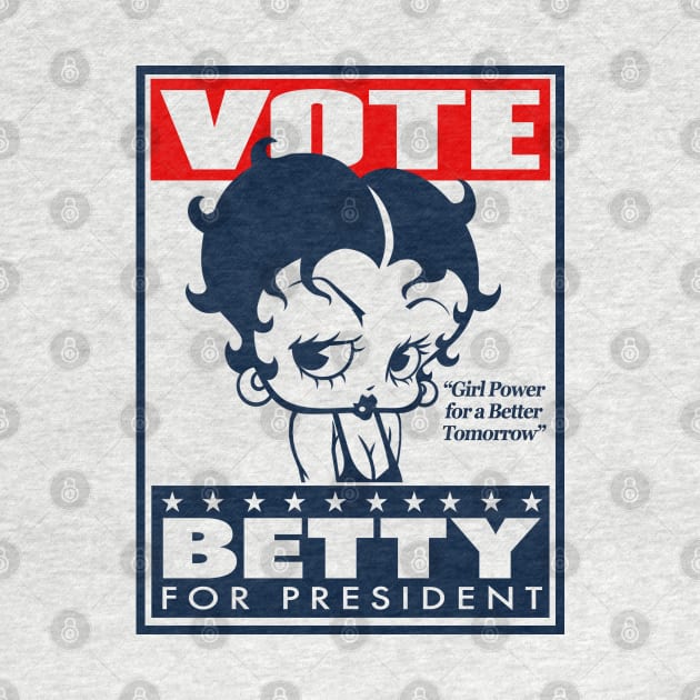 Vote Betty Boop for President by KERZILLA